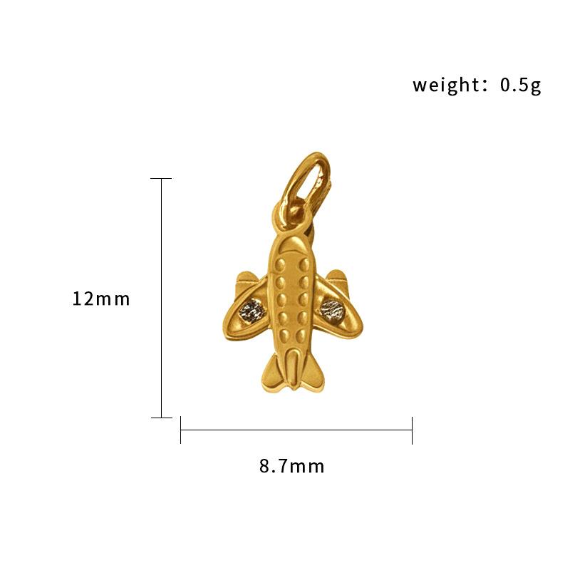 Halloween Ghost Pumpkin Spider Pendant 18K Gold Plated Stainless Steel Jewelry Diy Accessories