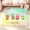 Art-Bubble TeaS Floor Mat Bedroom Carpet, Bathroom Foot Mat, Doormat, Non-Slip Absorbent Multi-Use