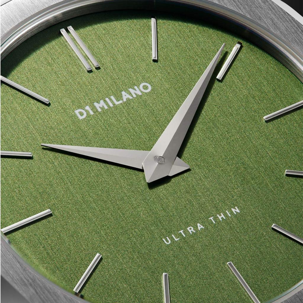D1 Milano Watch UTBJ06 Ultra Thin Moss Linen 40mm Stainless Steel [Authorized Distributor] Men's [ULTRA THIN]