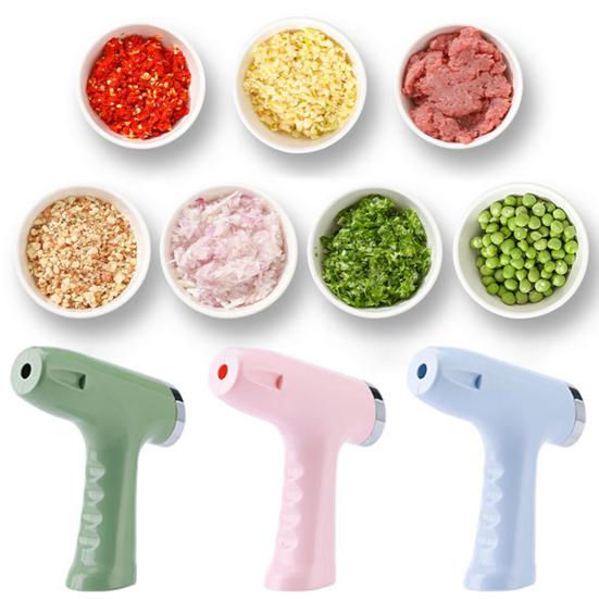Elektrischer Handmixer mit USB-C-Aufladung 5-in-1 Kabelloser Schneebesen zum Eierschlagen & Fleischwolf Tragbarer Küchenrührer