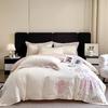 Light Luxury Skin-Friendly Embroidered Duvet Cover Set, Super Soft & Breathable, Available In Single/Double & Student Three-Piece Styles.