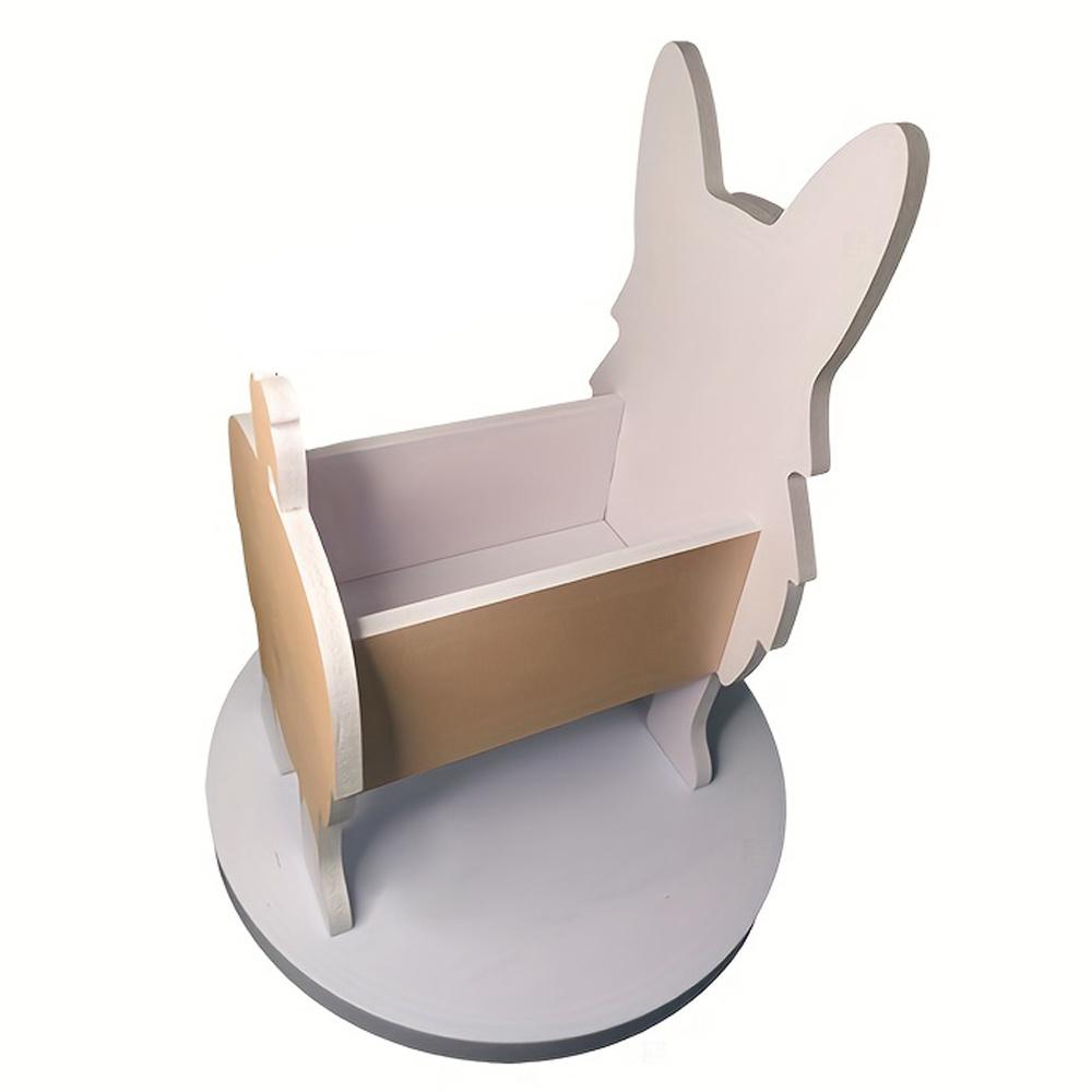 Blumentopf für den Garten, niedlicher Übertopf in Hundeform, Samojede, Labrador, Schäferhund, Vase, Töpfe aus PVC, für Zuhause und draußen, Gartendekoration, Blumentöpfe