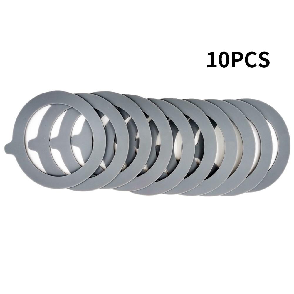 

Уплотнительное кольцо для кухонной банки, сменная прокладка, 10 шт., кольца-уплотнители серый