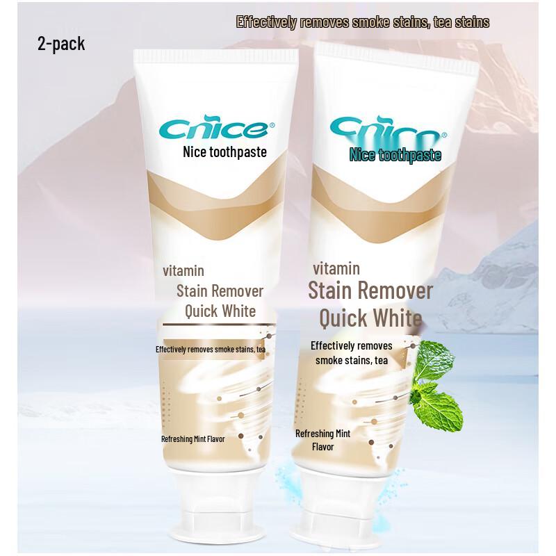 

NICE Whitening & Stain Removal Toothpaste Twin Pack