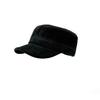 25 Early autumn new high-quality woolen flat-top hat women's solid color versatile trend shows the face small hat trend