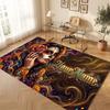Celebration Theme Crystal Velvet Floor Rug Personalized Custom Name Text Warm Carpet Home Decoration