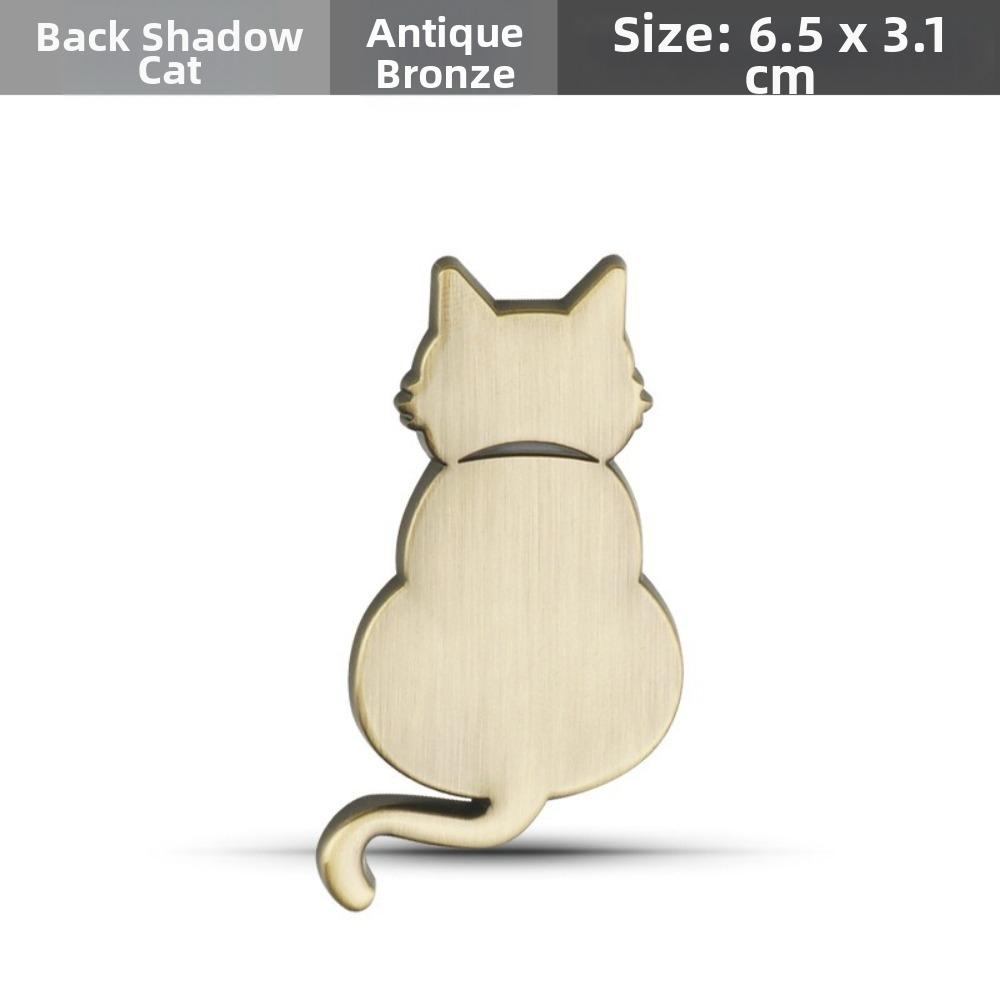 Cute Cat Car Emblem Personalized Car Covering Decor New Car Exterior Decorative Sticker