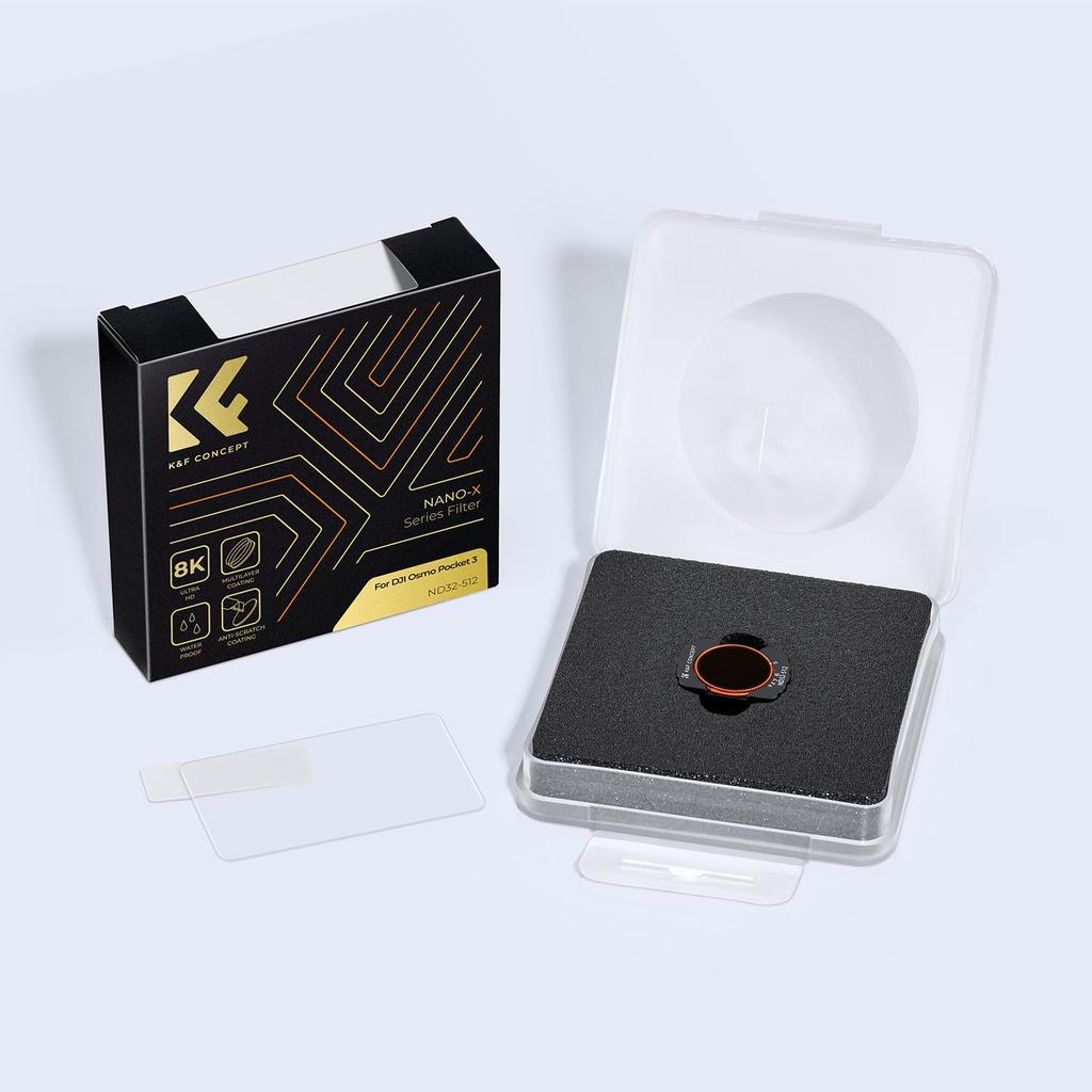 Concept Magnetic Variable ND Filter for DJI OSMO Pocket 3 ND Filter Magnetic Adsorption Convenient Installation Light Attenuation Adjustment AGC