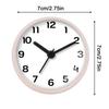 Wall Suction Cup Waterproof Shower Clock, Battery Operated Alarm for Bathroom Kitchen Indoor Tub Pool Sauna Apartment Dormitory