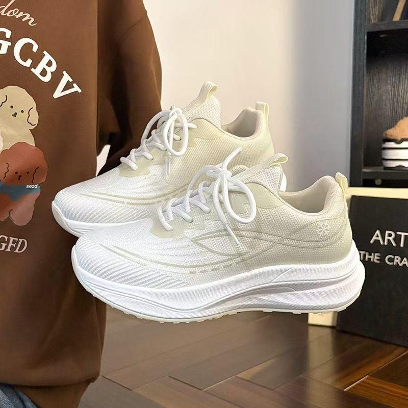 Women's Lightweight Breathable Mesh Sneakers - Soft Sole Casual Running Shoes for Summer