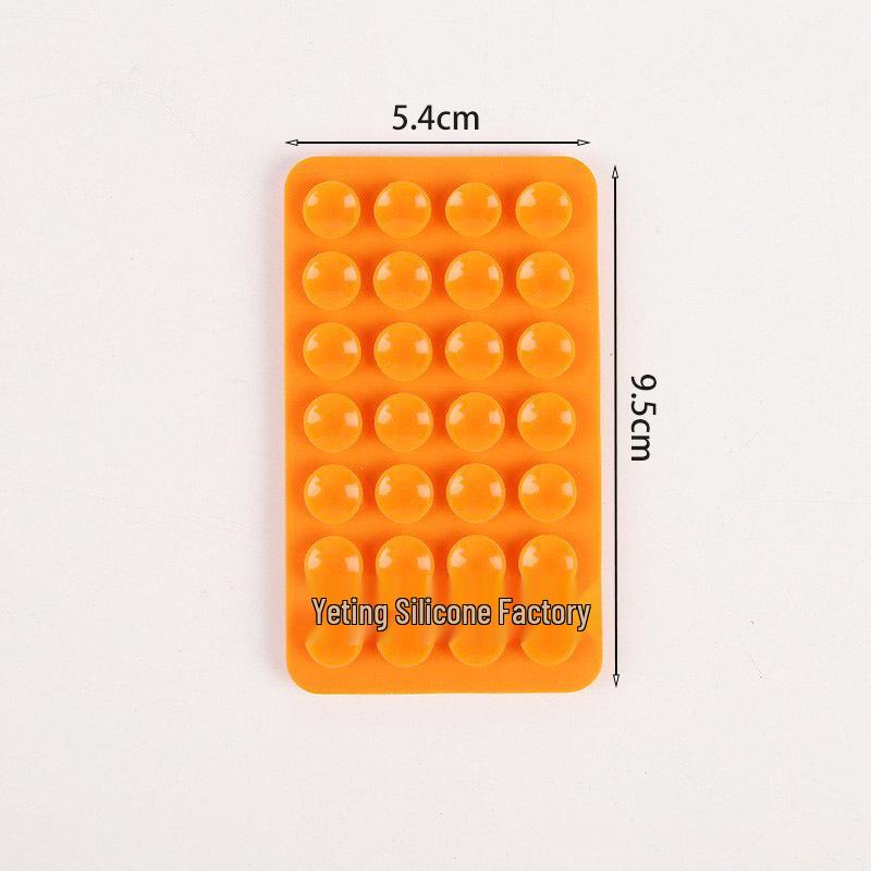 Double-Sided Silicone Mobile Phone Suction Cup Holder with 28/24 Beads for Strong Grip and Decompression