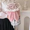 Bouquet Material Bag Rabbit Ears Non-shedding Tear-resistance Plush Surface Semi-finished Flower Material Pack Festival Supply