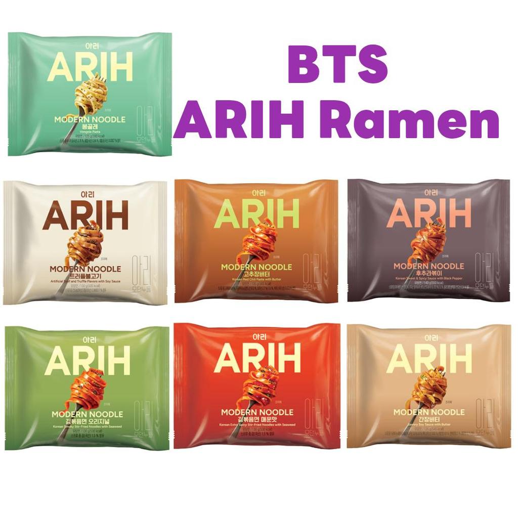 Paldo ARIH Modernes Nudel Ramen Einzelpack – Wählen Sie 1 von 7 Geschmacksrichtungen | Offizielle BTS-Kollaboration