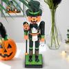Halloween Wooden Nutcracker Wooden Nutcracker Figures Holiday Decor Goody Bag Fillers Spooky Decor Figurine for Home Display