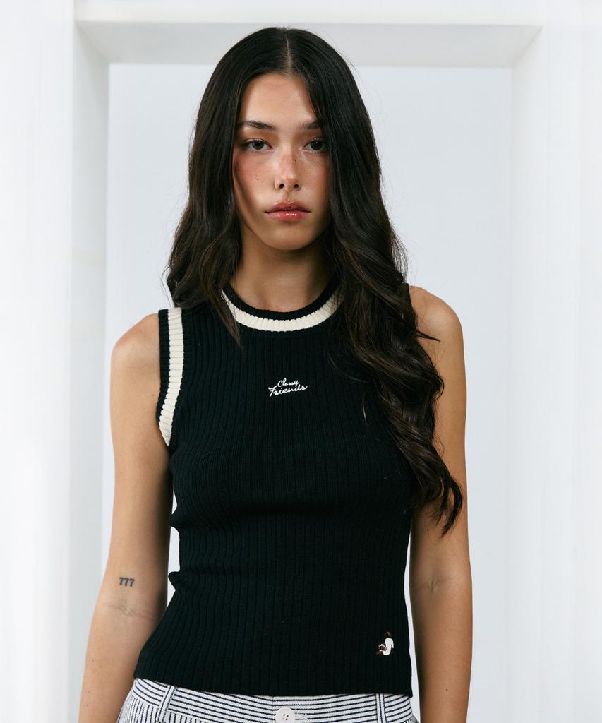 Keullaessikeulleob Catnip Slim Tank Top (2 Colors)