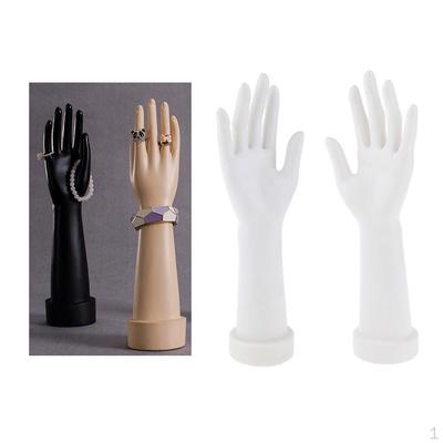 1 Paar White Female Hands Ring Gloves Women Woman