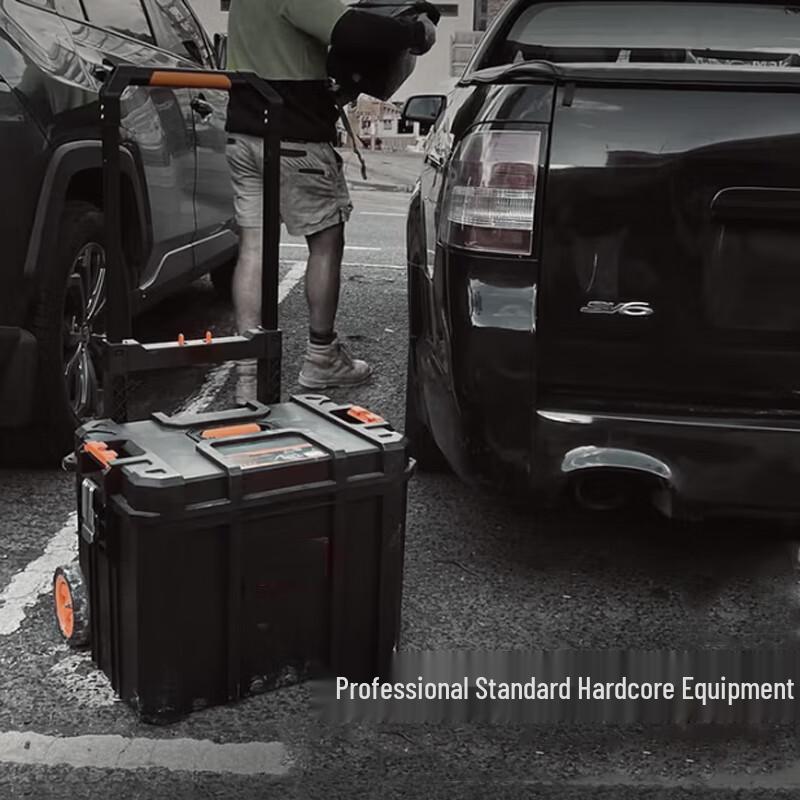 Heavy-Duty Stackable Tool Box 3-Piece Set