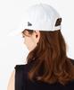 New Era Cap 11434003 Free Men's (JP, Alphabet, Size, White/Black)