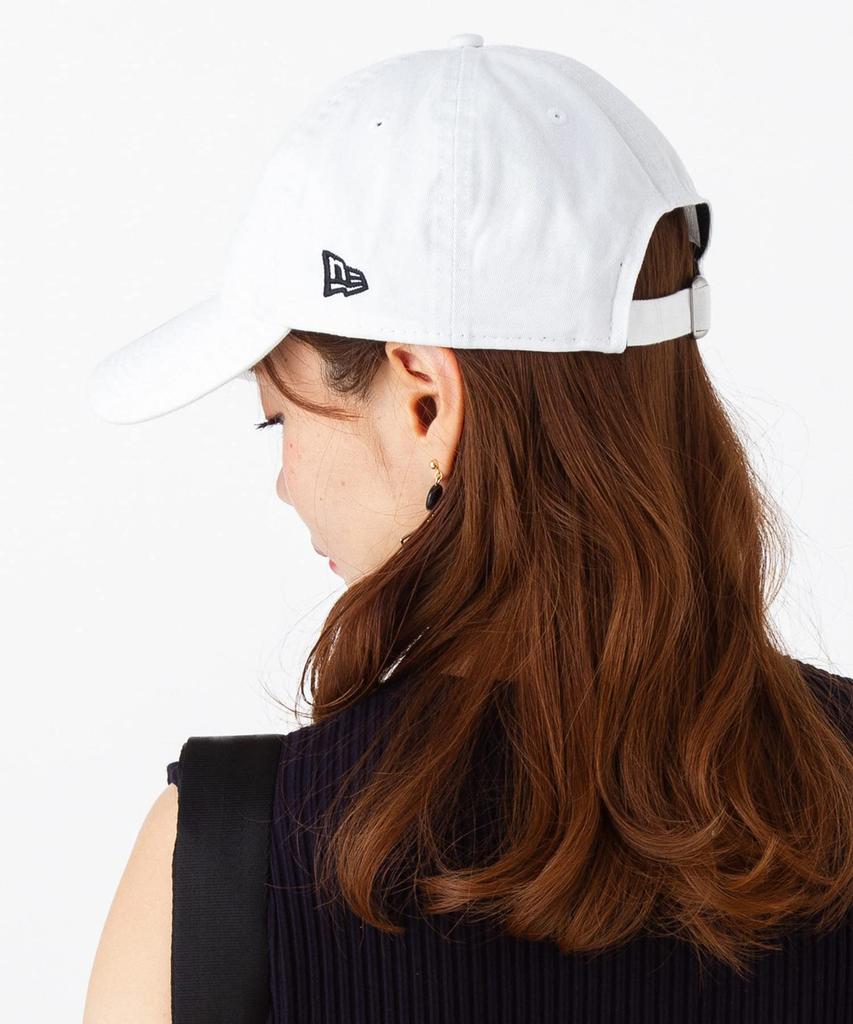 New Era Cap 11434003 Free Men's (JP, Alphabet, Size, White/Black)
