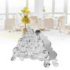 Napkin Holder European   Metal Hollow Flower Pattern Paper Tissue Holder Freestanding Paper Napkin Dispenser