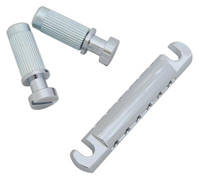 GOTOH Stop Chrome GE101AC Tailpiece, Aluminum, (PGE-101AC)