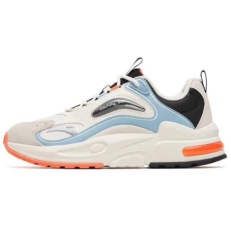 (WMNS) ANTA Millennium 5 Low White Black Blue Grey Women s 122248890-7 EU 36