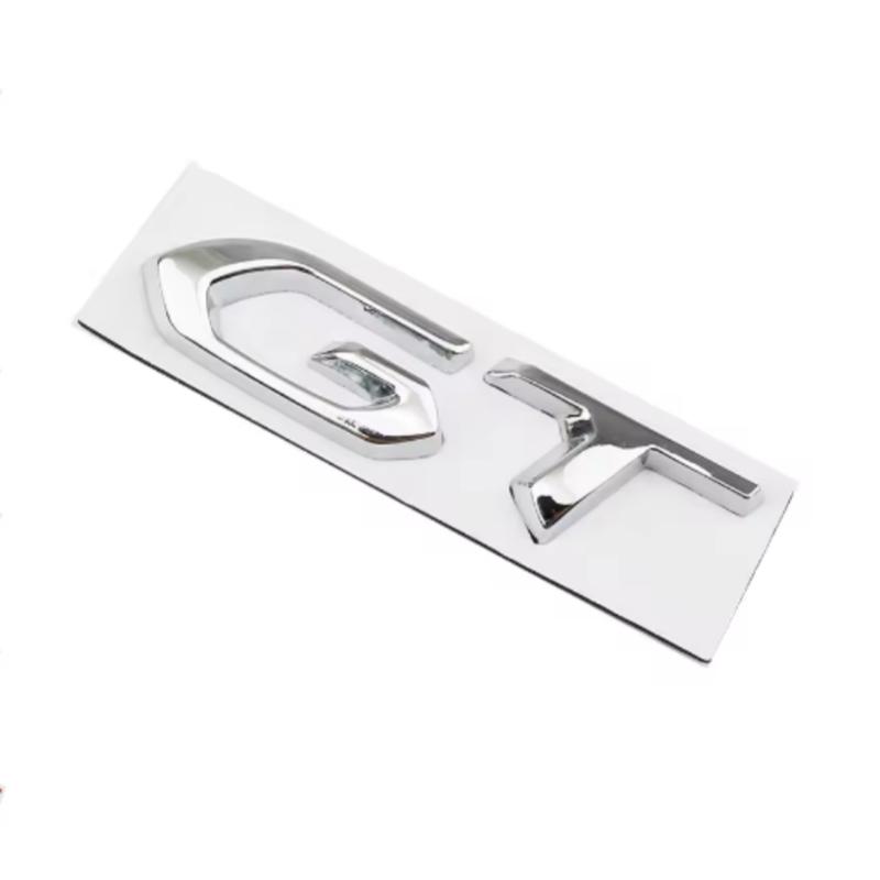 3D Metall GT Logo Buchstaben Auto Kofferraum Emblem Abzeichen für Kia Peugeot 408 508 5008 208 2008 308 T9 3008 GT Aufkleber Decal Zubehör pgncs50