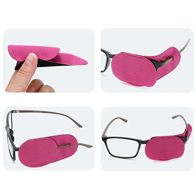 Tři velikosti Amblyopická maska Dítě Okluze Lékařská oční náplast Zatemňující oční náplast Trénink astigmatismu Oční stín Amblyopická oční náplast