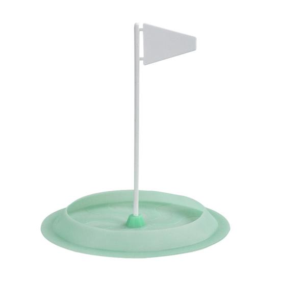 Golf Putting Cup with Flag Silicone Golf Hole Cup Indoor Outdoor Golf Putting Training Aid for Home Backyard Practice