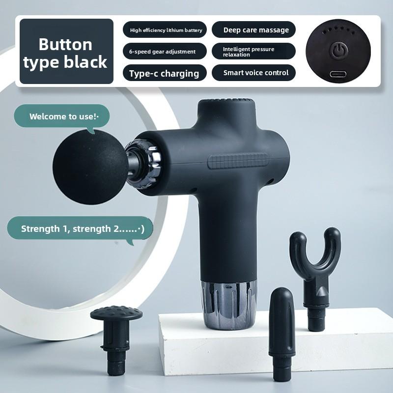 

Мини четырехголовочный фасциальный пистолет массажер для расслабления мышц йога фитнес мышечный метр ЖК беспроводной электрический фасциальный пистолет English manual