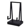 Metal Plate Stand Black Table Easel Stand Modern Book Picture Frame Artwork Holder for Display
