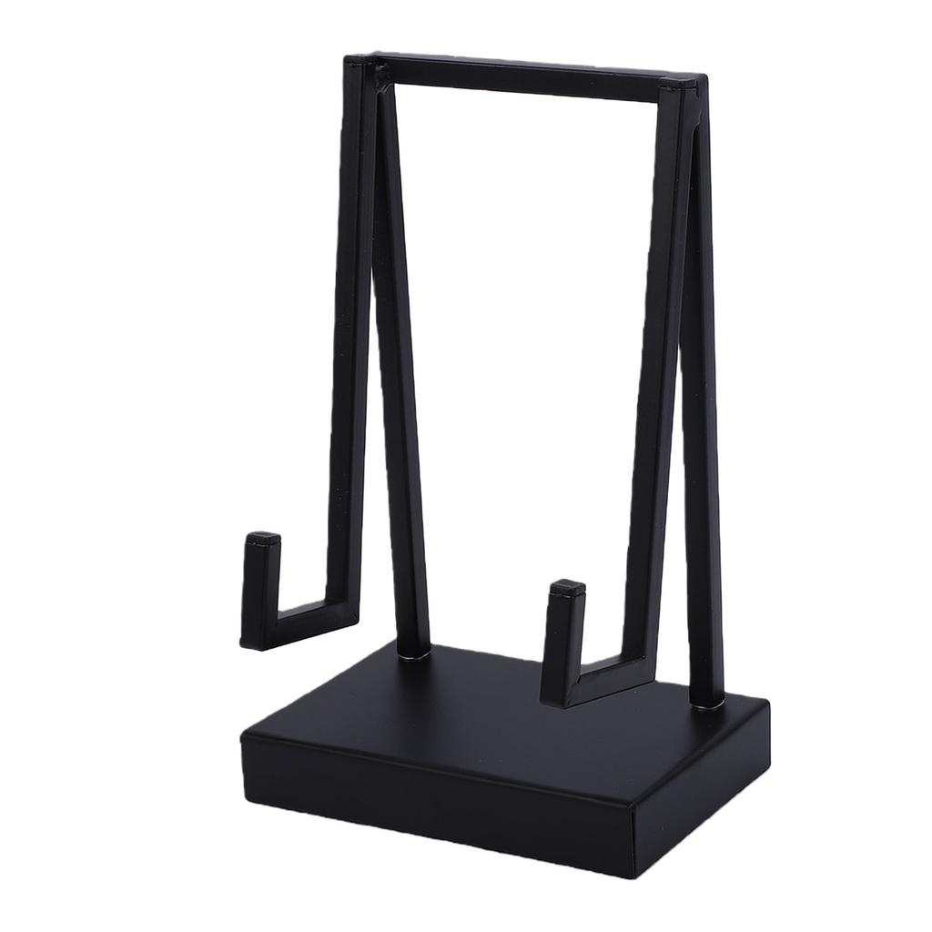 Metal Plate Stand Black Table Easel Stand Modern Book Picture Frame Artwork Holder for Display