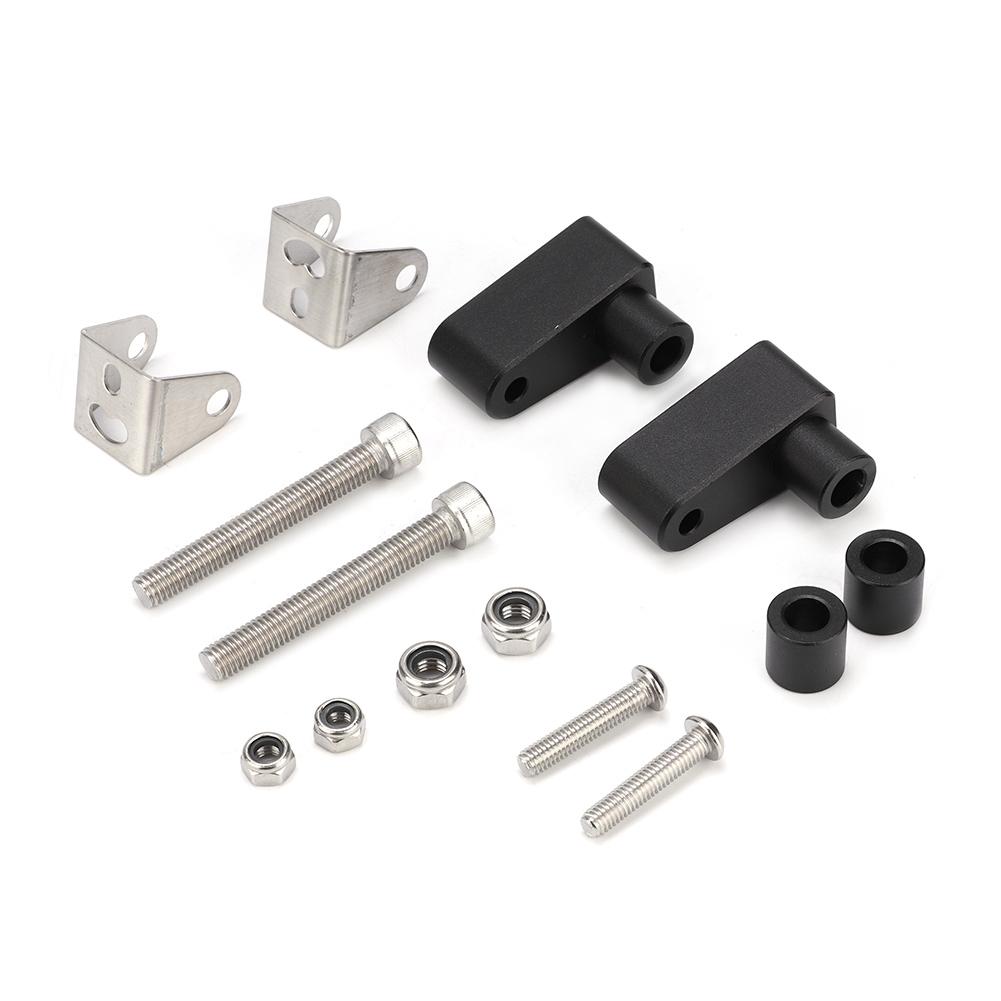 2 Stück Aluminiumlegierung Schwarz Motorrad Modifizierte LED-Scheinwerfer Halterung für Xciting 250 300