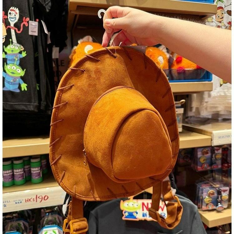 Woody Story Toy Hat Backpack Cute Creative Lightweight  Bag Sewn Needle Hread