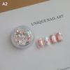 1Box Cute Star Shape Colour Holographic Laser Nail Glitter For Nail Art Nail Charm Decoration Accessories Nail Art