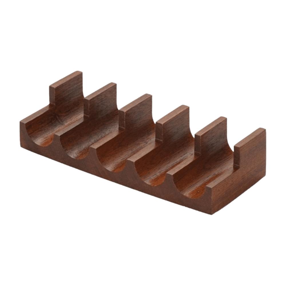 Thickened Sushi RackU-shaped Sushi Rack Sapele Wood Sushi Boat Creative Urchin Holder  Home