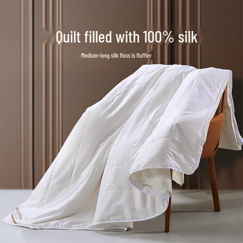 FUANNA 100% Wool & Silk Two-in-One Quilt