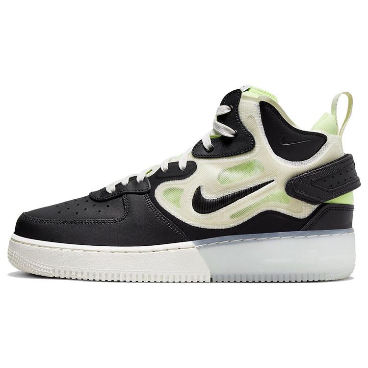 

Мужские кроссовки Nike Air Force 1 Mid React Black Neon White Sail Ghost-Green DQ1872-100 41