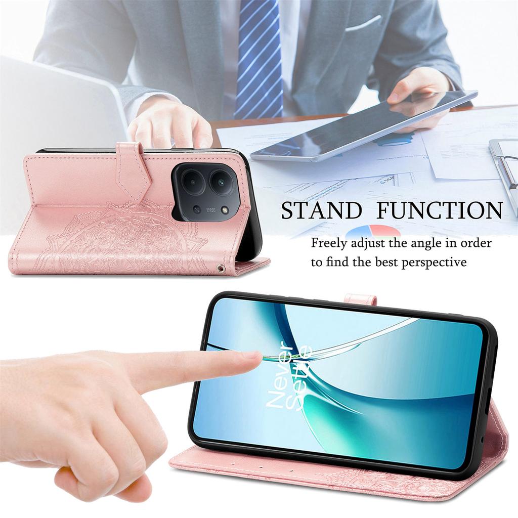 Wallet Case For Xiaomi Poco C85 4G (173mm) / Redmi 15C 4G (EU) (173mm) / 15C 5G (EU) (173mm) Mandala Flower Leather Phone Cover Stand