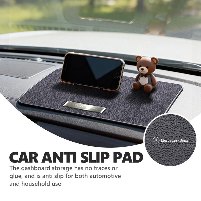 Car Styling Non Slip Mat Dashboard Phone Anti Slip Pad Auto Interior Accessories For Benz AMG VIANO GLB GLC W108 W124 W126 W169