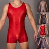 Lingerie Bodysuit Men Mens Bodysuits Oil Shiny See Through