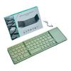 Compact Rechargeable Bluetooth Keyboard with Touchpad - Universal for Tablets