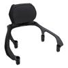 Motorcycle Passenger Low Backrest Bar with Back Rest Pad Docking Hardware Kits Detachable Rear Back