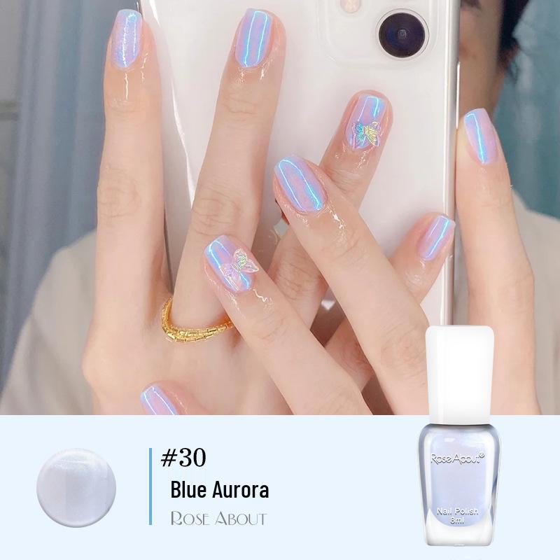 Aurora Nude Water-Based Peelable Nail Polish - Summer Long-Lasting, Eco-Friendly, Odorless, No-Bake, Free Shipping