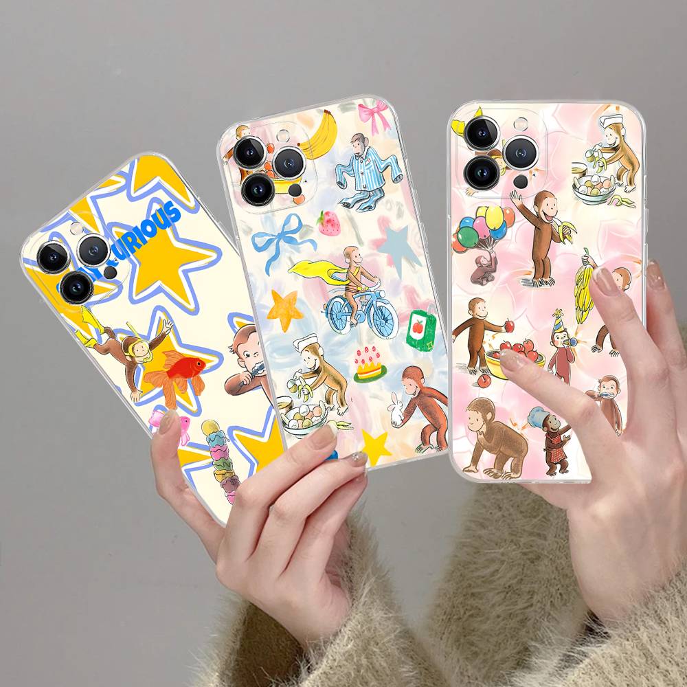 Classic Children's Stories C-curiousS G-george Phone Case For IPhone 17 16 15 14 11 12 13 Mini Pro XS Max Plus Funda Shell