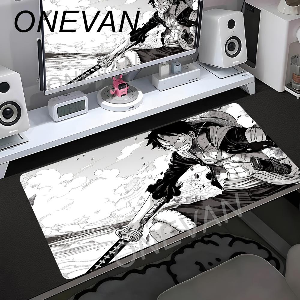 ONE PIECE Luffy Mouse Pad Gaming Desk Mat Waterproonti-Slip Mousepad Large Extended Mousepad Anime Speed Deskmat Xxl