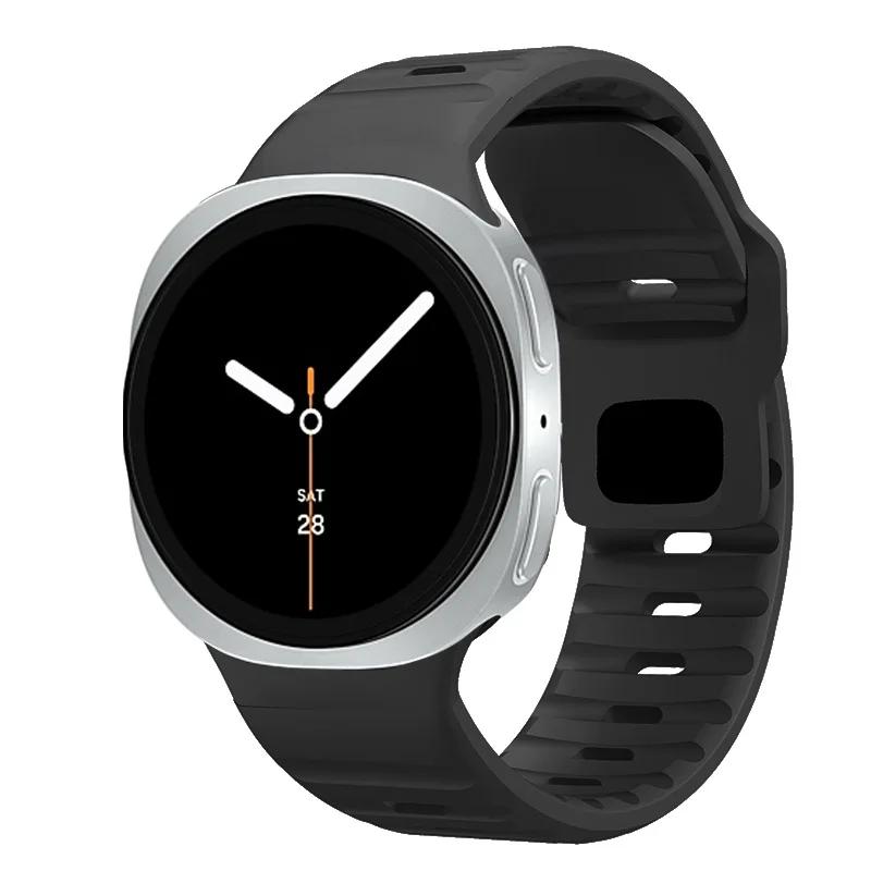 Silicone Straps for Samsung Galaxy Watch 8/8 Classic Strap 40mm 44mm 46mm Sport Bracelet Correa Galaxy Watch 8/7 Ultra Band 47mm