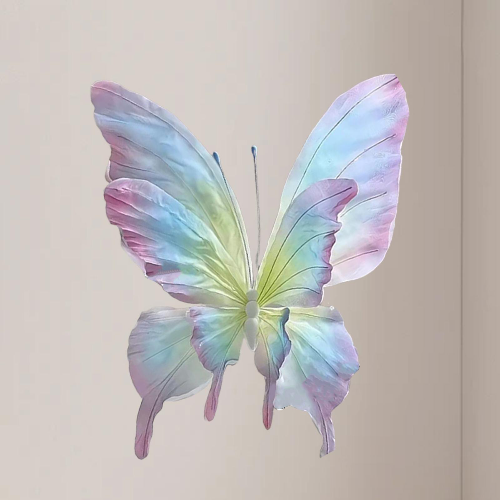 

Giant Fake Butterfly Holiday Photography Prop Artificial Butterfly Decoration for Wedding Indoor Outdoor Birthday Party Crafts 40cm