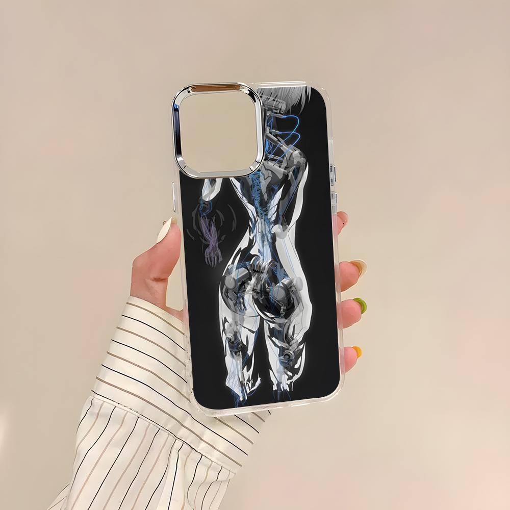 G-Ghost In The Shell Phone Case For IPhone 17 Air 16 15 14 13 12 11 Pro Pro Max Plus Transparent Soft Cover