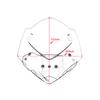 Suzuki GSXS 1000 2015-2019 For Suzuki GSX-S1000 GSXS1000 GSXS GSX-S 1000 Windscreen Windshield Wind Deflector Motorcycle 2018